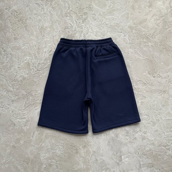 Corteiz RTW "Island" Navy Blue Shorts with Puff Print Logo - Picture 2 of 13